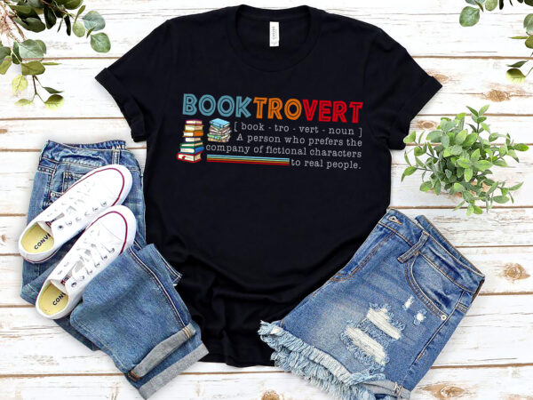 Booktrovert definition librarian library retro book lovers bookworms nl 0403 t shirt template