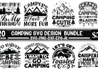 Camping Svg Design Bundle