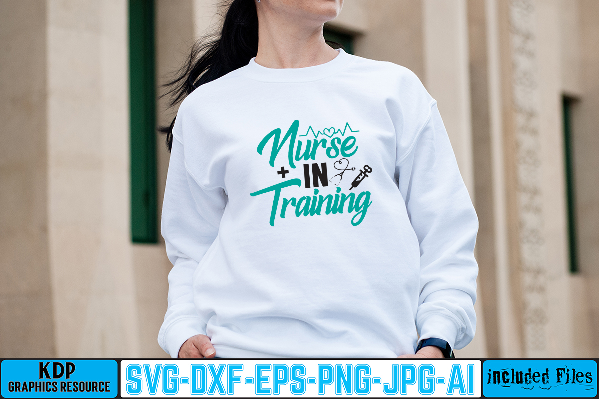 Nurse In Training T-shirt Design,big Bundle Svg File For Cricut Cheetah 