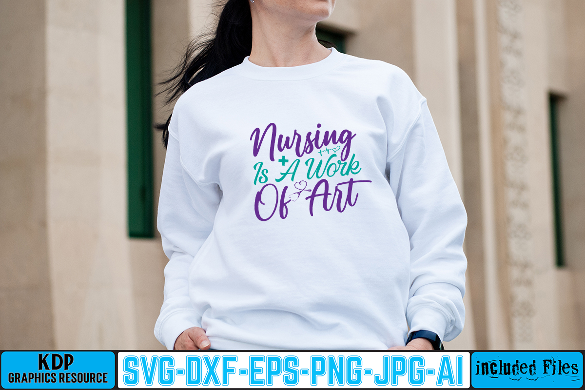 nursing-is-a-work-of-art-t-shirt-design-big-bundle-svg-file-for-cricut