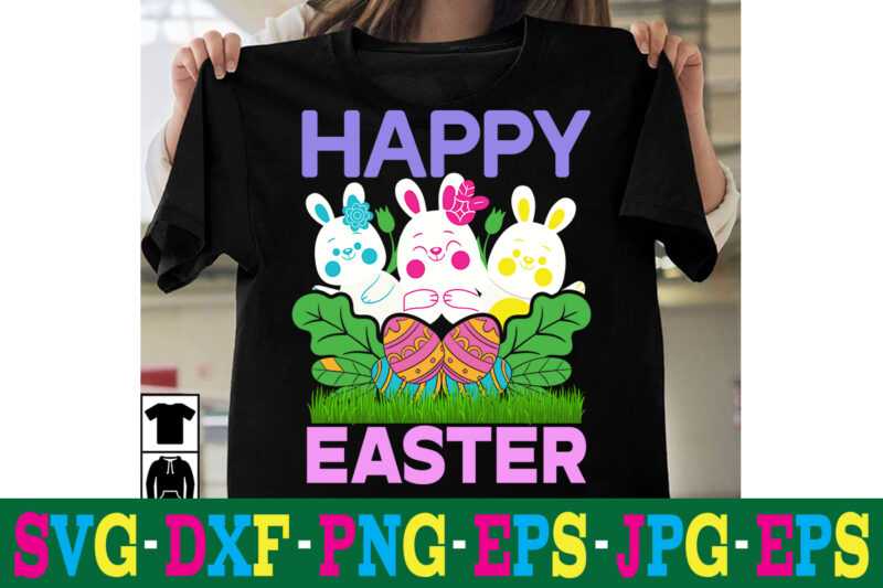 Easter T-shirt Design,a-z t-shirt design design bundles all easter eggs babys first easter bad bunny bad bunny merch bad bunny shirt bike with flowers hello spring daisy bees sign black