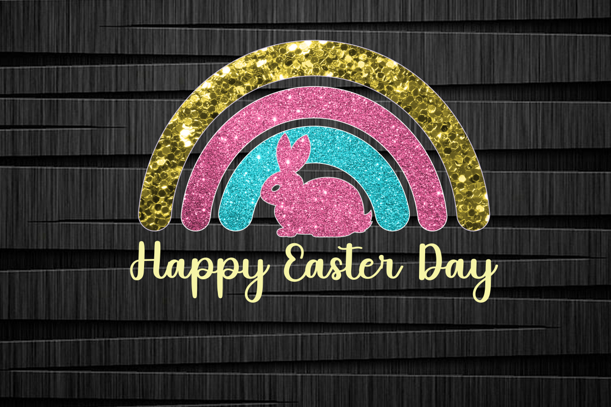 Happy Easter day sublimation design, Happy Easter Car Embroidery Design ...