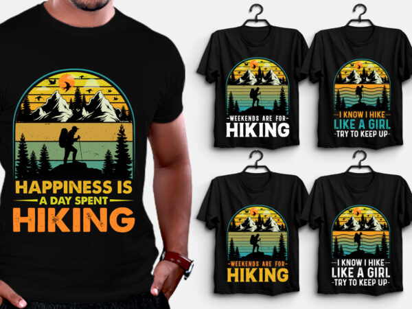 Hiking t-shirt design