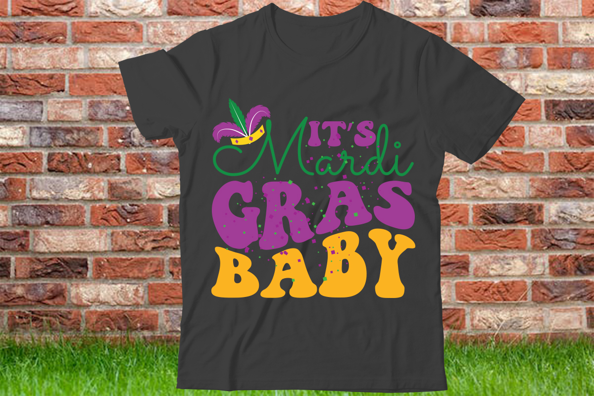 mardi gras baby svg