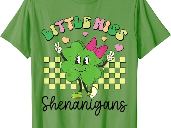 Little miss shenanigans st patricks day kids girls toddler t-shirt