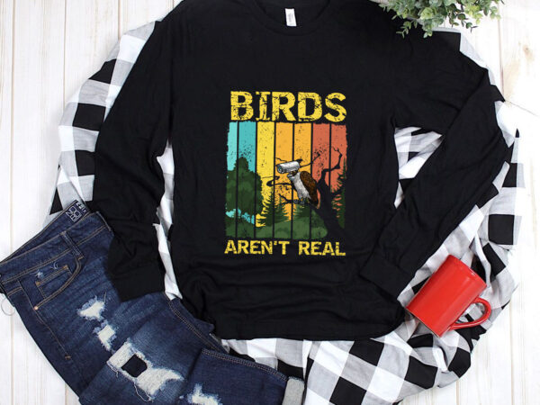 (me) bird aren_t real tee shirt birds spies retro t-shirt