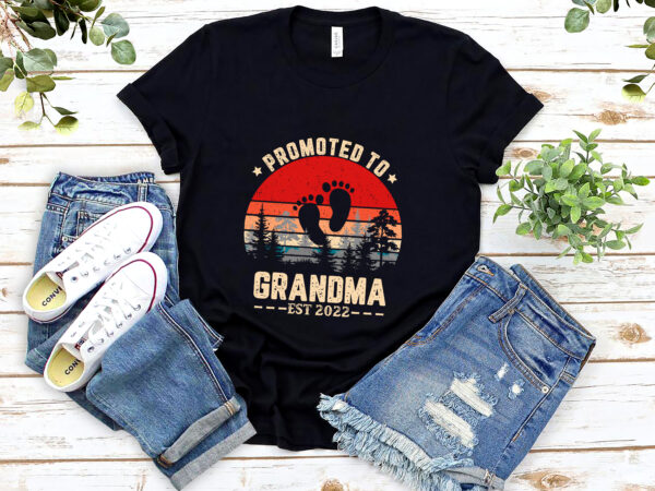 ( me) promoted to grandma est 2023 men vintage first time grandma t-shirt