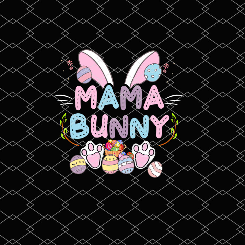 Mama Bunny Matching Family Easter Pregnancy Mom Baby Funny NL 0203