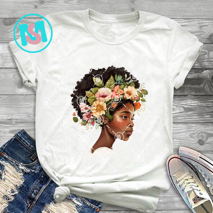 Afro Black Girl bundle, Black Queen PNG, Queen PNG