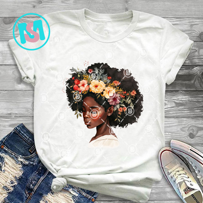 Afro Black Girl bundle, Black Queen PNG, Queen PNG