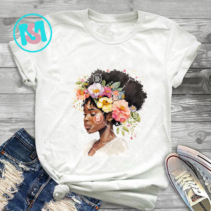 Afro Black Girl bundle, Black Queen PNG, Queen PNG