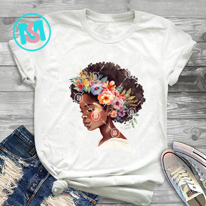 Afro Black Girl bundle, Black Queen PNG, Queen PNG