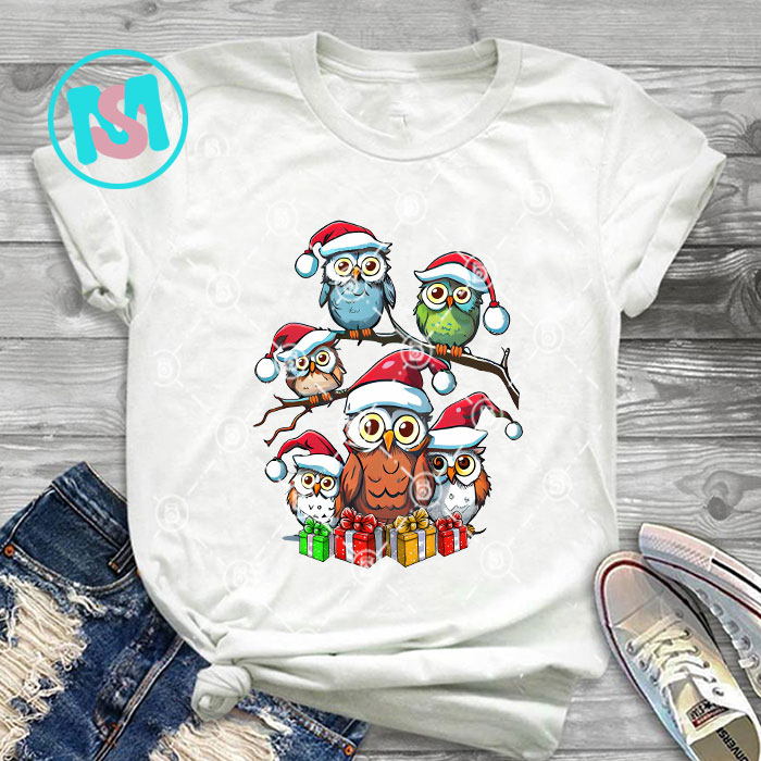 Merry Christmas Animals Squad Bundle, Cows, Rabbit, Cat, Bear, Flamingo, Raccon, Panda, Pig