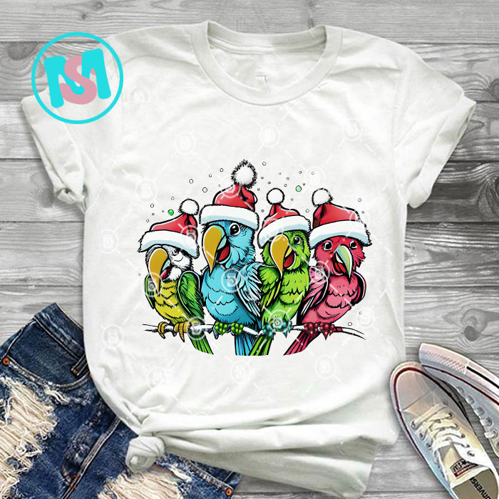 Merry Christmas Animals Squad Bundle, Cows, Rabbit, Cat, Bear, Flamingo, Raccon, Panda, Pig