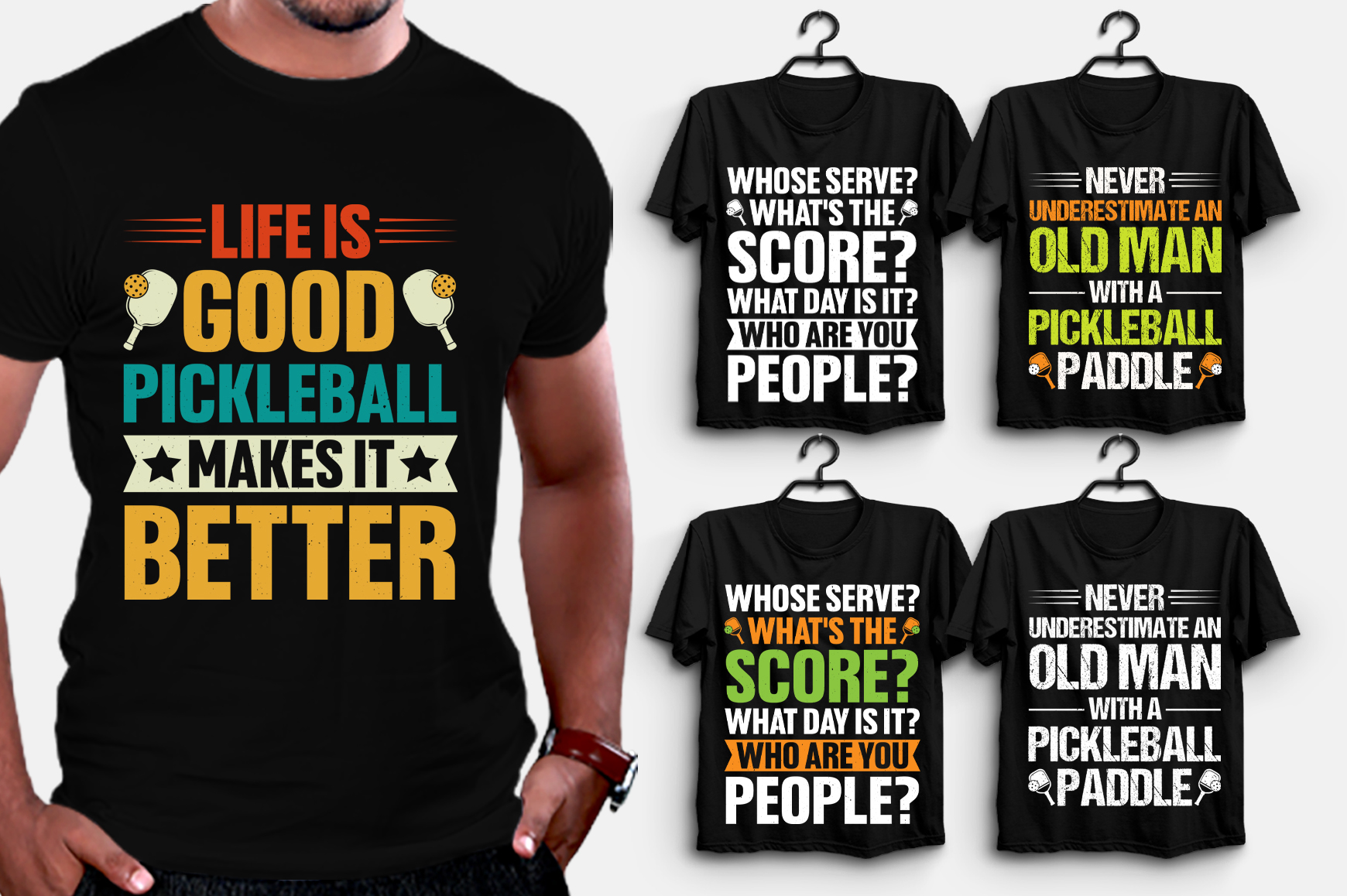 Pickleball T-Shirt Design,Pickleball,Pickleball TShirt,Pickleball ...