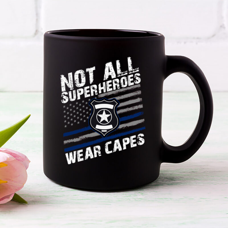 Police and Law Enforcement Retired Deputy Sheriff Police Hero Not All Superheroes Wear Capes NL 1003