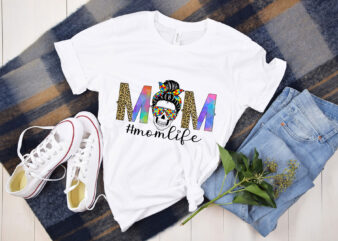 RD-Autism-Mom-Shirt,-Autism-Awareness-Shirt,-Funny-Skull-Messy-Bun-Shirt,-Mother_s-Day-Gift t shirt design online