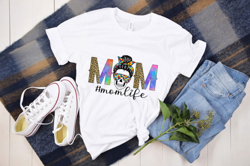 RD-Autism-Mom-Shirt,-Autism-Awareness-Shirt,-Funny-Skull-Messy-Bun-Shirt,-Mother_s-Day-Gift