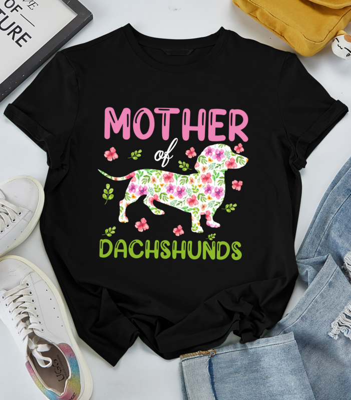 RD Dachshund Dog Lover Mother Of Dachshunds, Mother_s Day T-Shirt