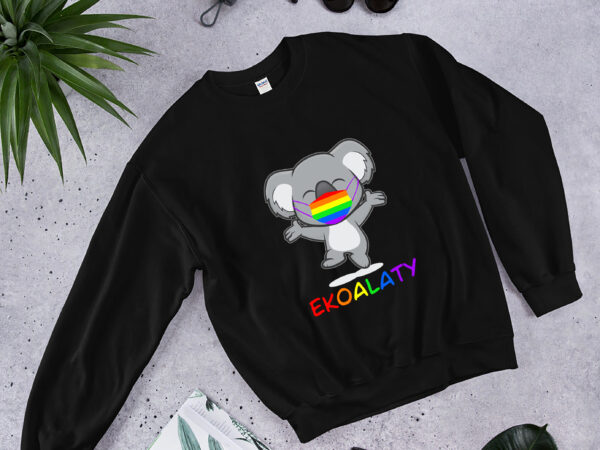 Rd ekoalaty shirt, cute koala bear shirt, rainbow flag face mask, lgbt t-shirt