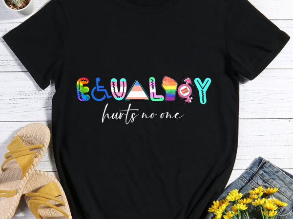 Rd equality hurts no one shirt, black disabled t-shirt, lgbt month t-shirt, black lives matter