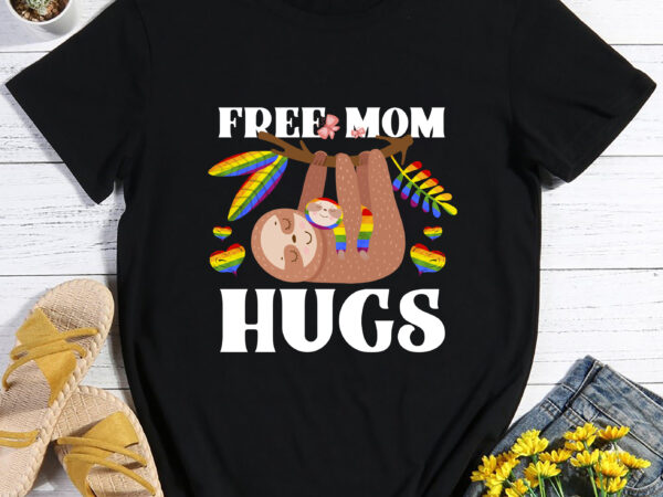 Rd free mom hugs shirt, funny otter shirt, lgbt rainbow flag t-shirt, mother_s day shirt