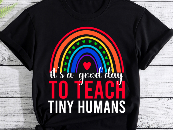 Rd its good day to teach tiny humans daycare provider teacher t-shirt