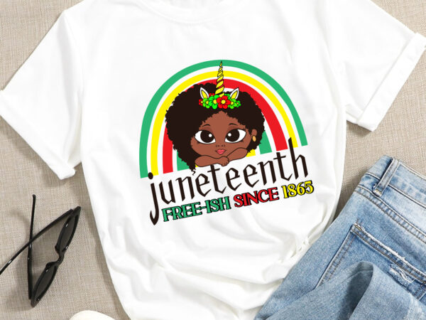 Rd juneteenth unicorn girl png little afro girl peekaboo girl png rainbow unicorn, juneteenth shirt-2 t shirt design online