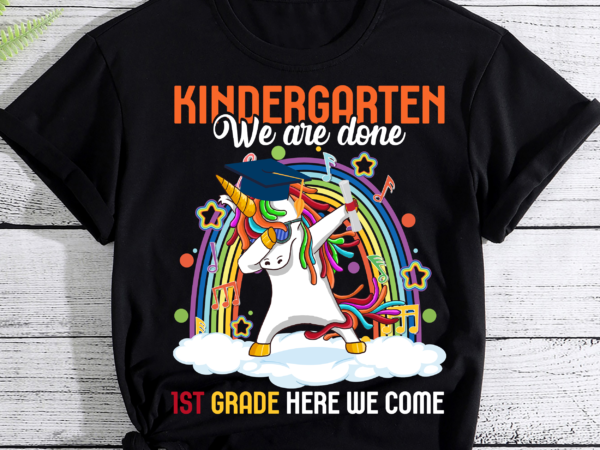 Rd kindergarten graduation girls class 2023 graduate unicorn t-shirt