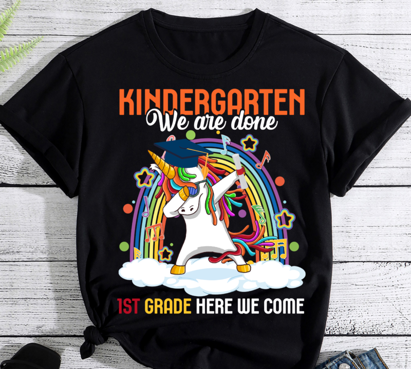 RD Kindergarten Graduation girls class 2023 Graduate unicorn T-Shirt