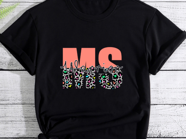 Rd leopard multiple sclerosis warrior, multiple sclerosis awareness, ms disease orange ribbon gift shirt