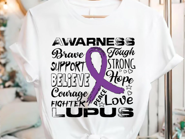 Rd lupus awareness png, lupus warrior, purple ribbon digital download-01 t shirt design online