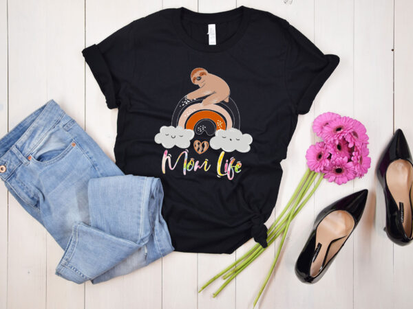 Rd-mom-life-shirt,-cute-sloth-rainbow-shirt,-funny-gift-for-animal-lover,-mothers-day-shirt1 t shirt design online