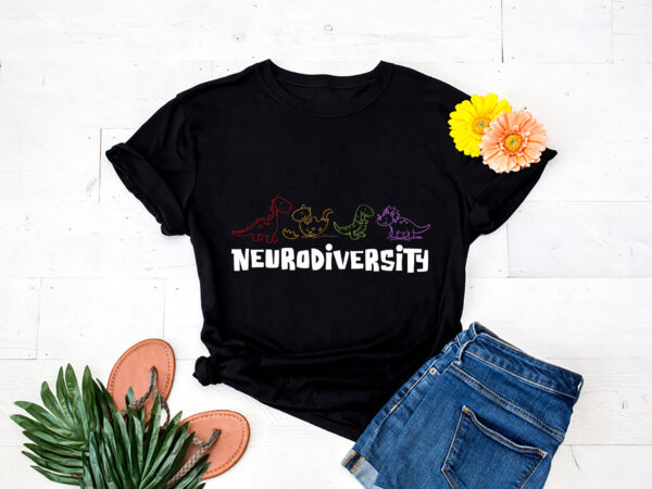 Rd-neurodiversity-shirt,-dinosaur-autism-shirt,-autism-awareness-shirt,-kids-autism,-social-worker t shirt design online