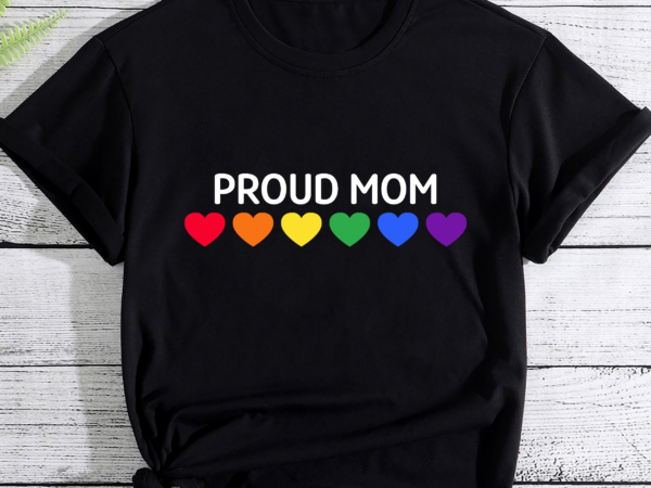 Rd proud mom gay pride shirt, lgbtq gay lesbian mom dad, ally shirt, rainbow dots, gay gift t shirt design online