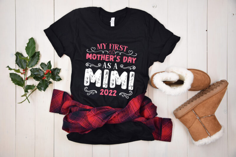 RD Retro Mothers Day Shirt, My First Mother_s Day As A Mimi Shirt, Grandma Shirt