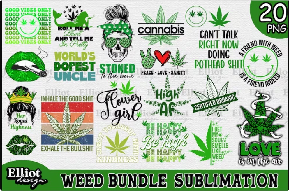 Weed T-shirt Bundle,Consent Is Sexy T-shrt Design ,Cannabis Saved My ...