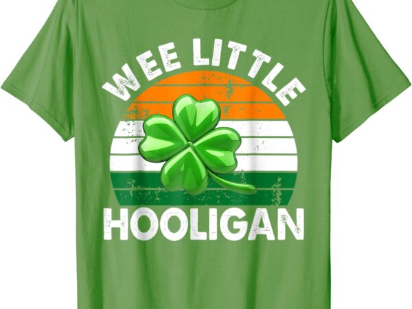 St patricks day shirt wee little hooligan boy kids funny t-shirt