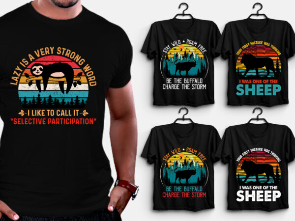 Sunset retro vintage t-shirt design