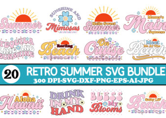 Retro Summer Svg Bundle,,Summer SVG Mega Bundle, Beach SVG, Summer Quotes SVG, Summer svg, Shirt svg design, Digital File, Instant download,Summer SVG Bundle, Summer Svg, Beach Svg, Summertime Svg, Vacation