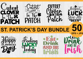 St.Patrick’s Day Shirt Bundle Print Template, Lucky Charms, Irish, everyone has a little luck Typography Design Shirt Print Template, Typography Design For Shirt, Mugs, Iron, Glass, Stickers, Hoodies, Pillows, Phone