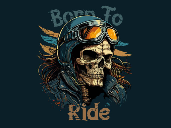 Skull. vector illustration for t-shirt design