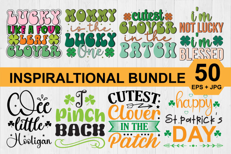 St Patrick’s Day Quotes SVG Bundle