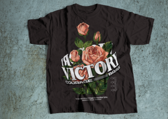 VICTORY COURAGE BRAVE tshirt design T-Shirt Design Bundle, Urban Streetstyle, Pop Culture, Urban Clothing, T-Shirt Print Design, Shirt Design, Retro Design