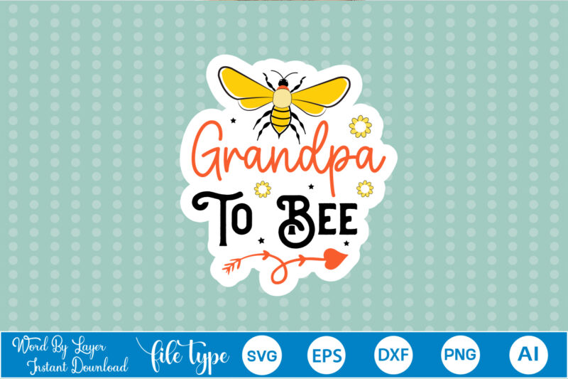 Bee Sticker Svg Bundle Bee Stickers Bundle Bee Sticker Bundle Honey Bee Sticker Bundle Print and Cut Stickers Printable Stickers Print and Cut Cricut Bees Stickers, Bee Stickers Bundle Bee