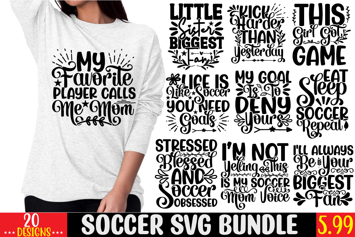 Soccer SVG Bundle ,20 Designs,Soccer Tier Tray SVG Bundle, Tiered Tray ...