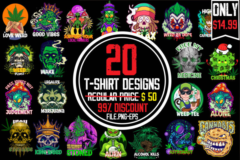 Weed Mega Bundle,122 T-shirt Designs,Big Sell Design,On sell Designs,weed vector tshirt design, weed svg bundle, weed tshirt design bundle, weed vector graphic design, weed 20 design png, weed svg bundle,