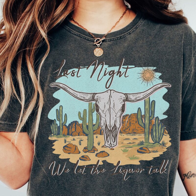 Western T-shirt Design, Retro Country Shirt Design, Cowboy T-shirt Design, Cowgirl Shirt Design