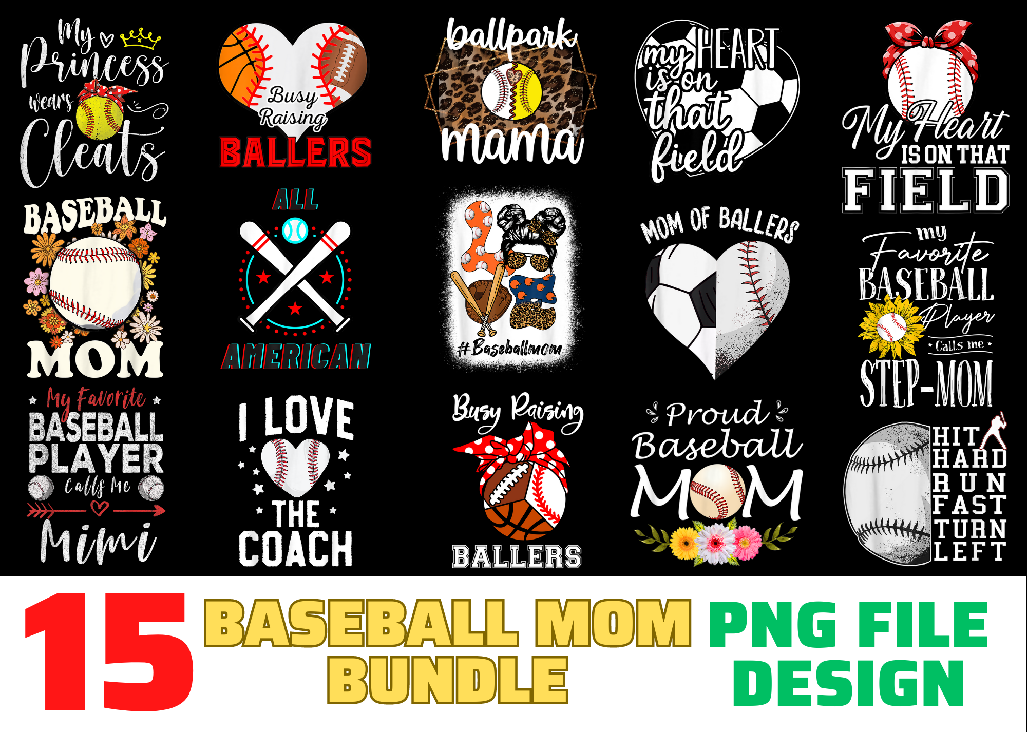 Baseball Mom Shirt Design - Baseball Mom PNG – She Shed Craft Store