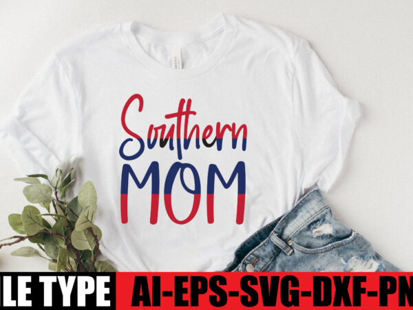 Southern mom t shirt template vector